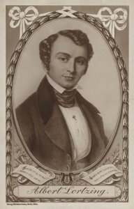 Retrato de Albert Lortzing de German School