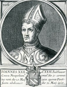 Retrato del Antipapa Juan XXIII de German School
