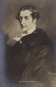 Retrato de Carl Maria von Weber