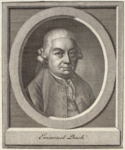 Retrato de Carl Philipp Emanuel Bach (1714-88)