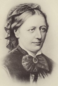 Retrato de Clara Schumann de German School