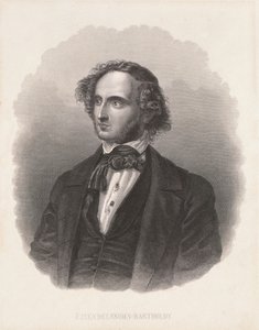 Retrato de Felix Mendelssohn (1809-47)