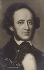 Retrato de Felix Mendelssohn