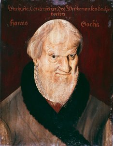 Retrato de Hans Sachs de German School