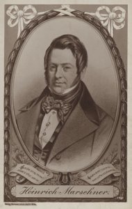 Retrato de Heinrich Marschner de German School