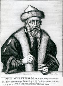 Retrato de Johannes Gutenberg