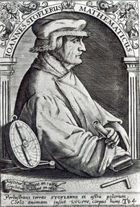 Retrato de Johannes Stoffler de German School