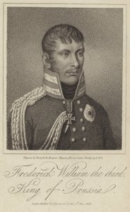 Retrato del Rey Federico Guillermo III de Prusia de German School