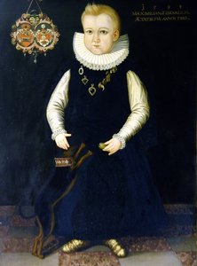 Retrato de Maximilian Eisenreich, de 3 años de German School