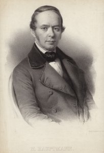 Retrato de Moritz Hauptmann de German School