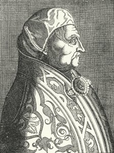 Retrato del Papa Pío II (grabado)