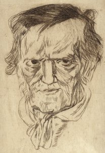 Retrato de Richard Wagner de German School