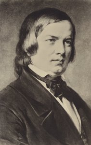 Retrato de Robert Schumann de German School