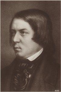 Retrato de Robert Schumann de German School