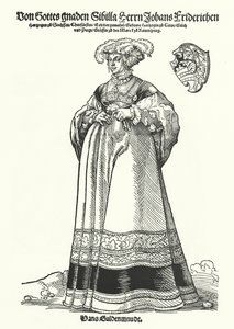 Retrato de Sibylle, Duquesa de Sajonia de German School