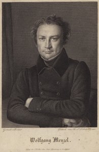 Retrato de Wolfgang Menzel de German School