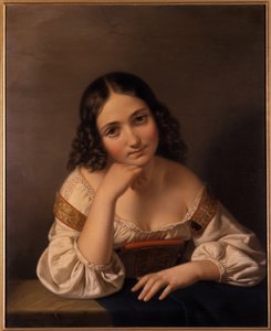 Retrato de una joven de German School
