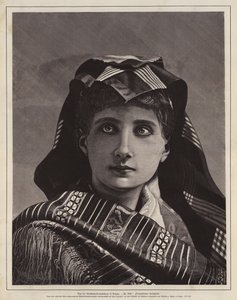 Retrato de una mujer, xilografía premiada en la Exposición de Artes y Oficios, Leipzig, Alemania de German School