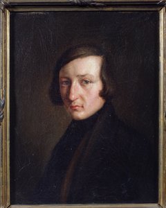 Retrato del autor Heinrich Heine de German School