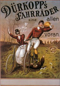 Póster publicitario de bicicletas 