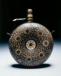 Frasco de pólvora, c.1620-50 de German School