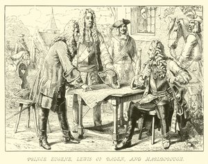 El príncipe Eugenio, Luis de Baden y Marlborough