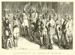 Proclamación del emperador en Versalles de German School