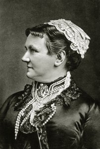 Reina Carola de Sajonia c.1890 (foto en blanco y negro) de German School