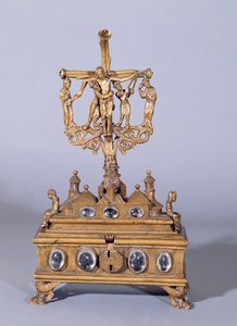 Relicario o chasse, estilo de la Escuela Renana de German School