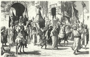 Retorno de una caravana de peregrinos a La Meca de German School