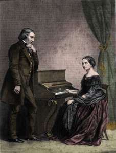 Robert y Clara Schumann, músicos alemanes