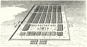 Campamento del ejército romano