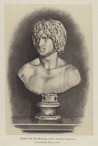 Busto romano de un hombre germánico