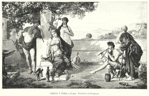 Titiriteros romanos en Pompeya