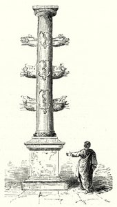 Columna rostral de Cayo Duilio, conmemorando la victoria naval romana sobre los cartagineses en la Batalla de Milas en 260 a.C.