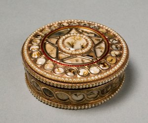 Caja de rapé redonda, c.1800-30 de German School