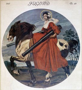 San Barba con canónigos - en “Jugend”
