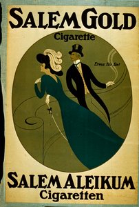 Anuncio de Cigarrillos Salem Gold de German School