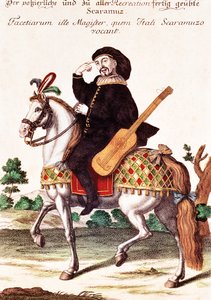 Scaramouche a caballo
