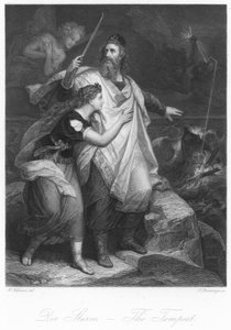 Escena de La Tempestad de German School