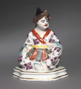Figura China Sentada, fabricante Fábrica de Porcelana de Meissen, c.1730