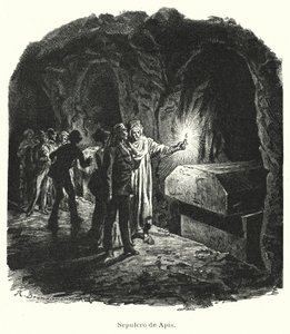 Serapeum de Saqqara, tumba de los toros sagrados Apis adorados en el Antiguo Egipto
