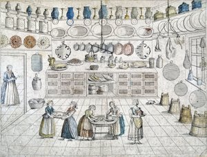 Sirvientes en la cocina, Alemania de German School