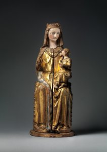 Santuario de la Virgen, panel cerrado, c.1300 de German School