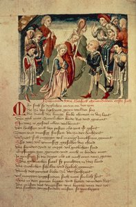 Siegfried ve a Kreimhild por primera vez, del 