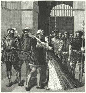 Sir Thomas More despidiéndose de su hija antes de su ejecución de German School