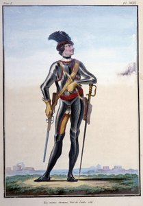 Ropa de soldado: Armadura de jinete - en "My Dreams" por el Conde de Sajonia de German School