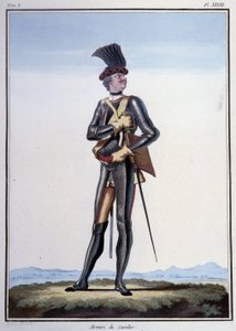 Ropa de soldado: armadura de jinete - en "My Dreams" del Conde de Sajonia de German School