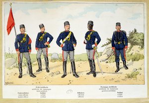 Soldados del ejército turco, c.1900