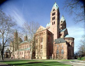 Catedral de Speyer, comenzada en 1030 de German School
